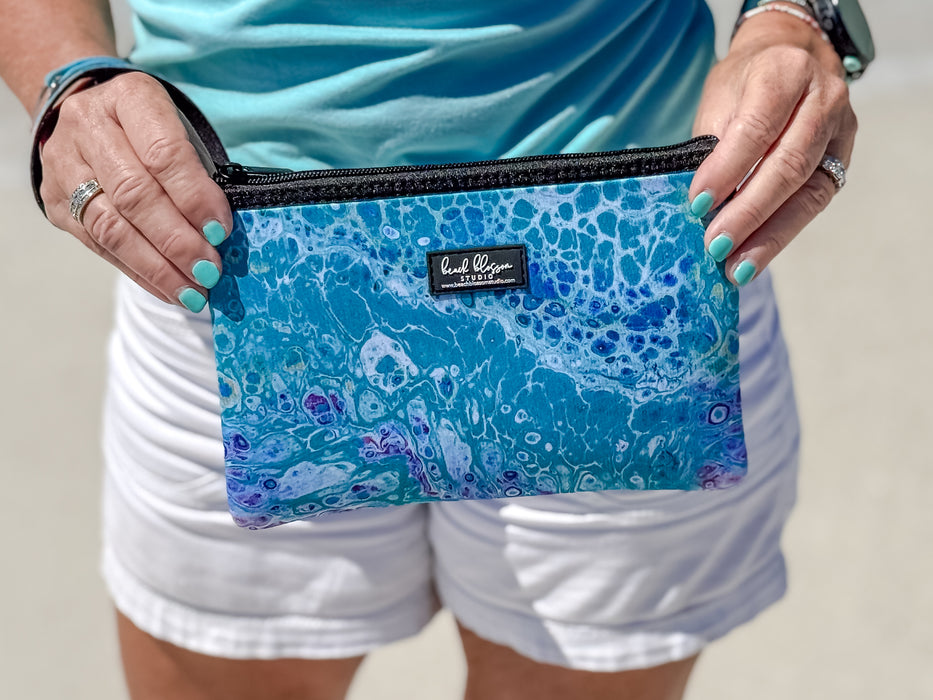 Neoprene Small Pouch with Wrist Strap