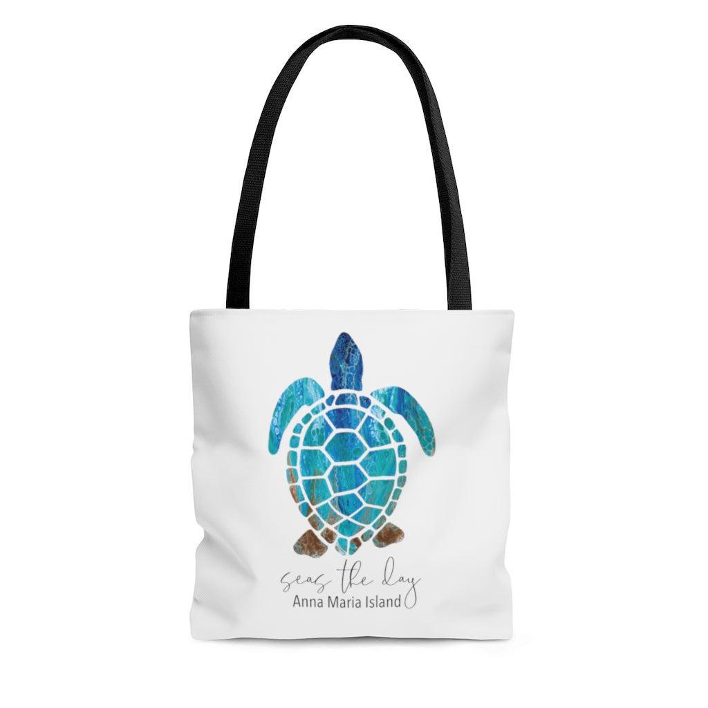 Seas The Day Tote Bag– Beach Blossom Studio